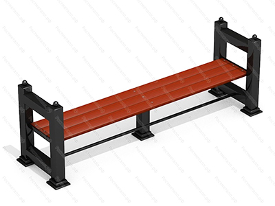 Лавка парковая Комфорт без спинки 4103